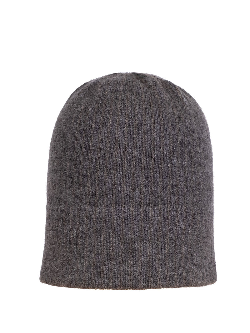 Ibex Grey cashmere Fairisle Hat