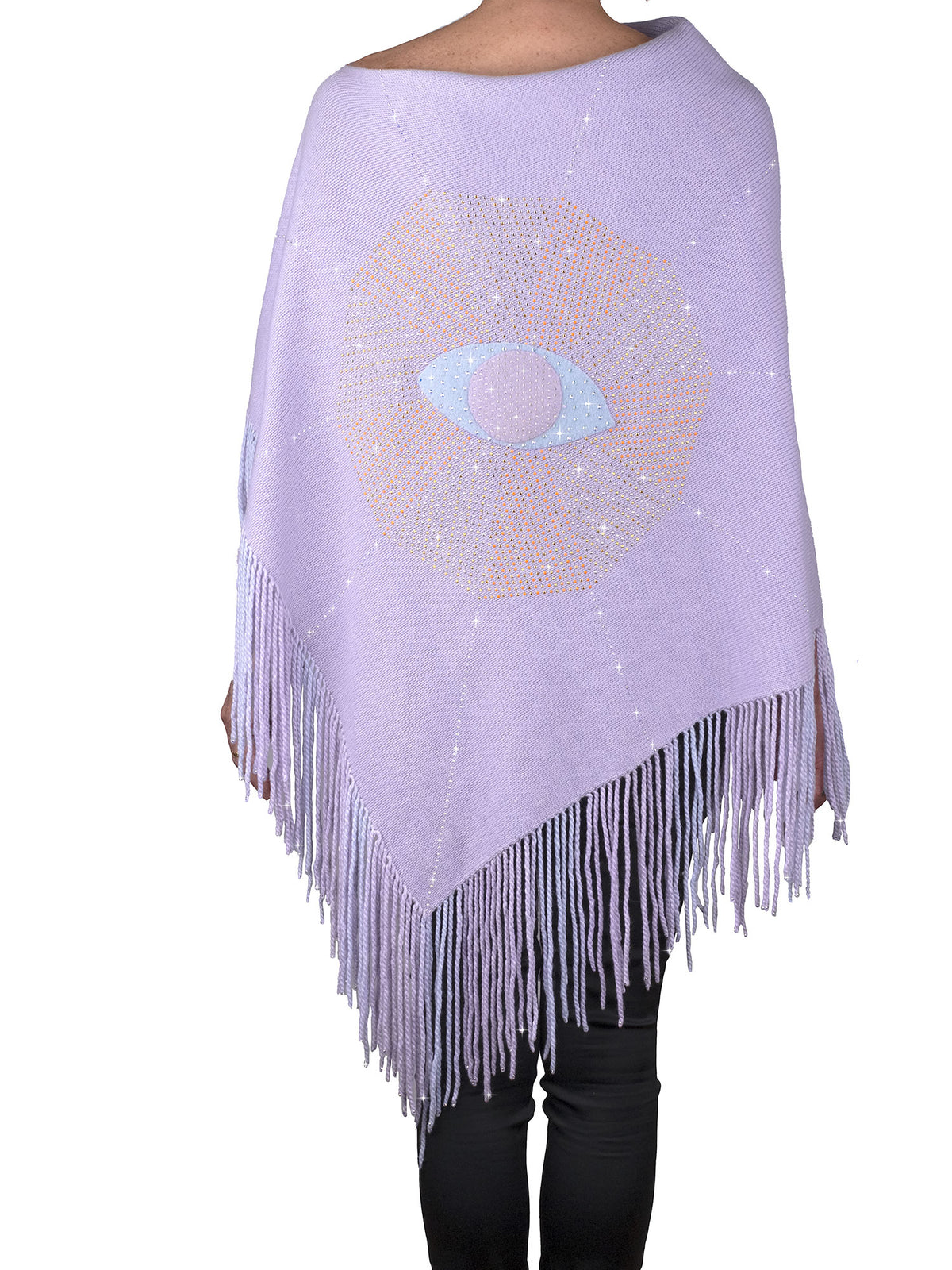'Lilac' Out of This World Poncho- size M/L