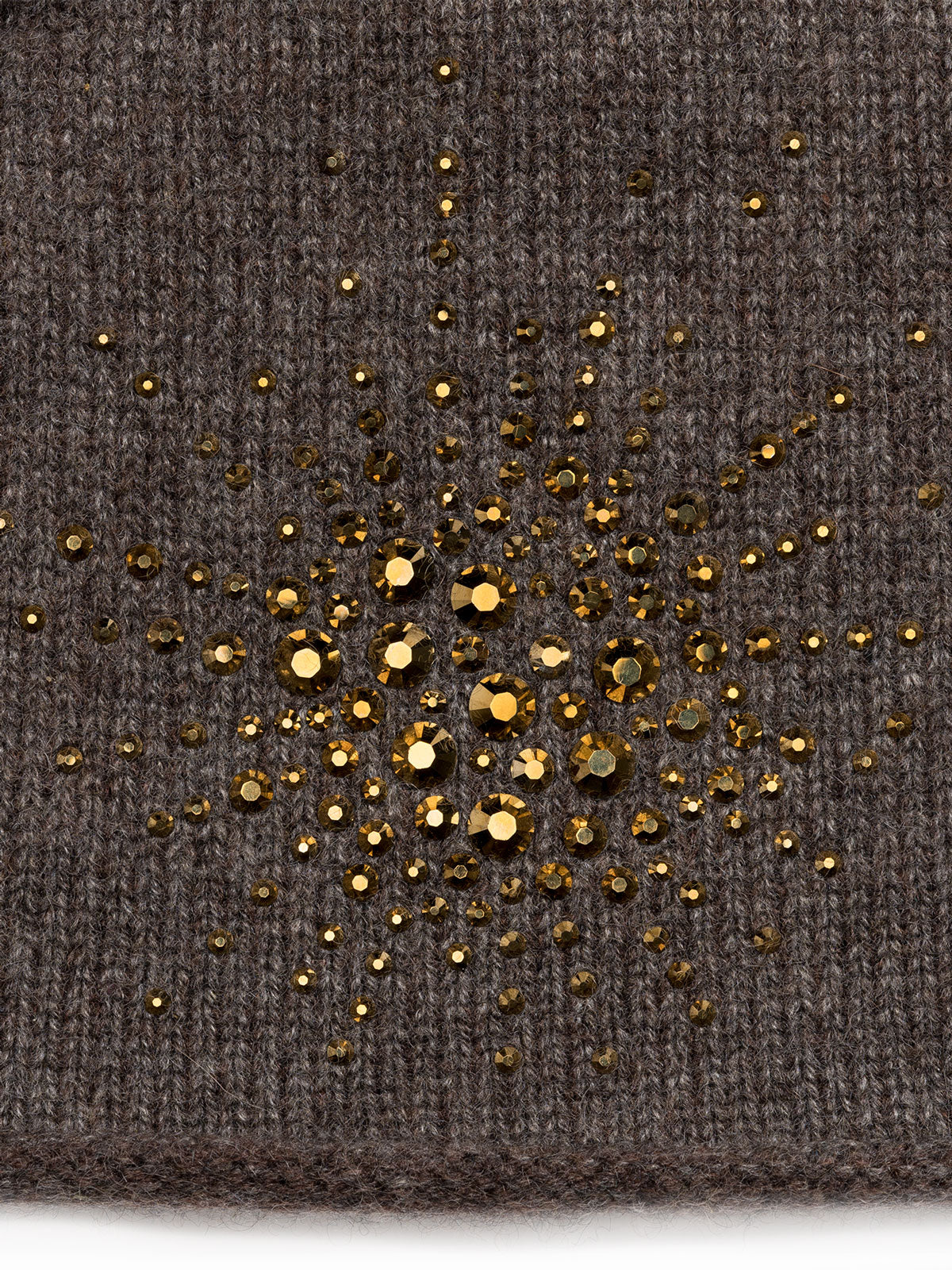 Metallic Brown Sea Urchin Cloche fabric swatch.
