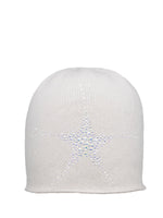 Cashmere Star Cloche with a Swarovski crystal embellishment in a large star pattern across the front.