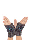 Magic Brown Cropped Cosmos Gloves by Elyse Allen Textiles.