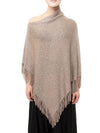 Chanterelle Crystal Poncho by Elyse Allen Textiles.