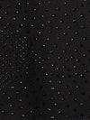 Black Crystal Poncho fabric color swatch