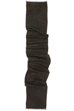 Crystal Scarf with thousands of crystal embellishments. Shown in the color Assam.