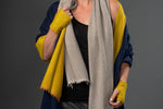 Crystal Shawl and Cropped Stingray Gloves editorial-image.