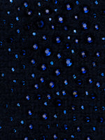 Indigo Dragon Cloche fabric swatch