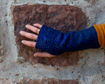 Indigo crystal embellished Compost Glove editorial-image.