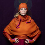 editorial-image for Saffron Epaulette Poncho.