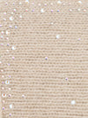 Ivory Featherweight Fingerless Gloves fabric swatch.
