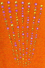 Saffron Epaulette Glove fabric swatch detail.