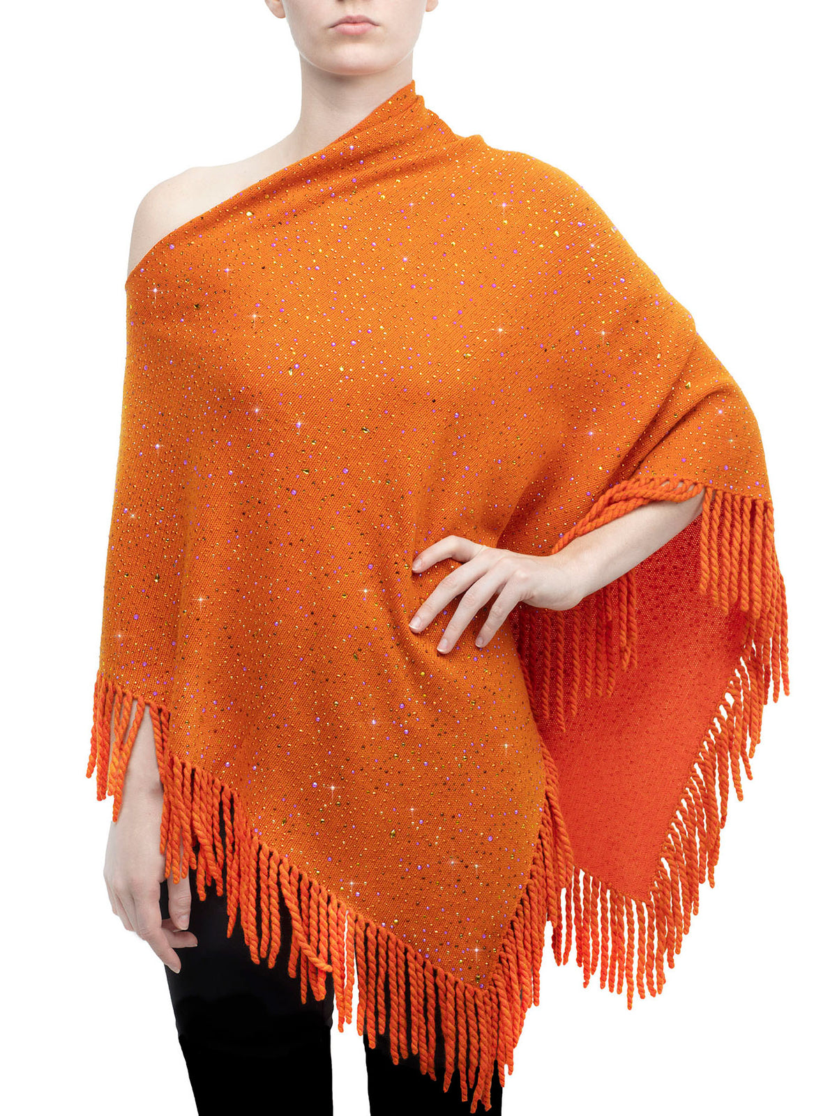 Saffron colored Estrella Poncho.