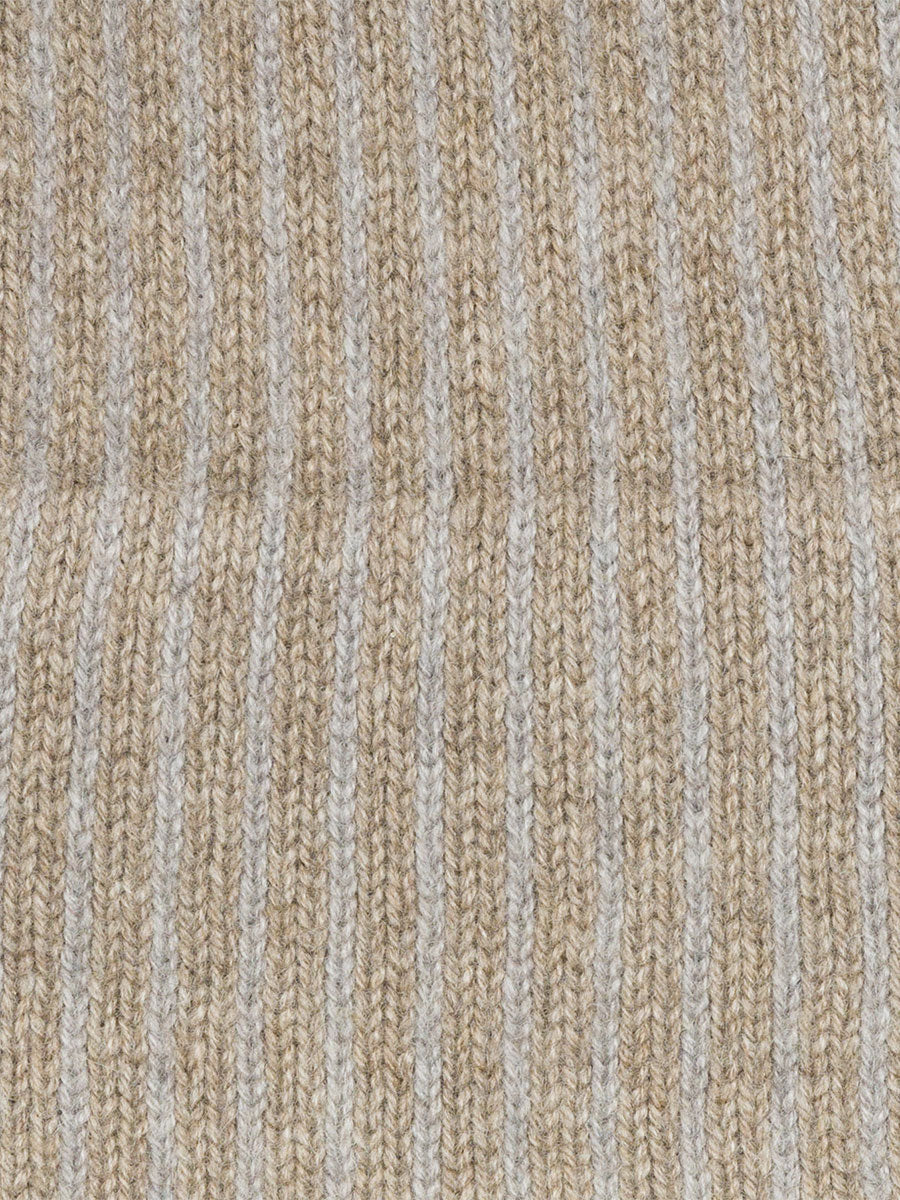 Chanterelle Striped Fairisle Hat fabric swatch