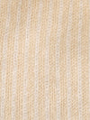 Ivory colored Stripped Fairisle Hat fabric swatch.