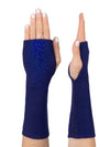 Cobalt Mid Length Hydra Fingerless Gloves