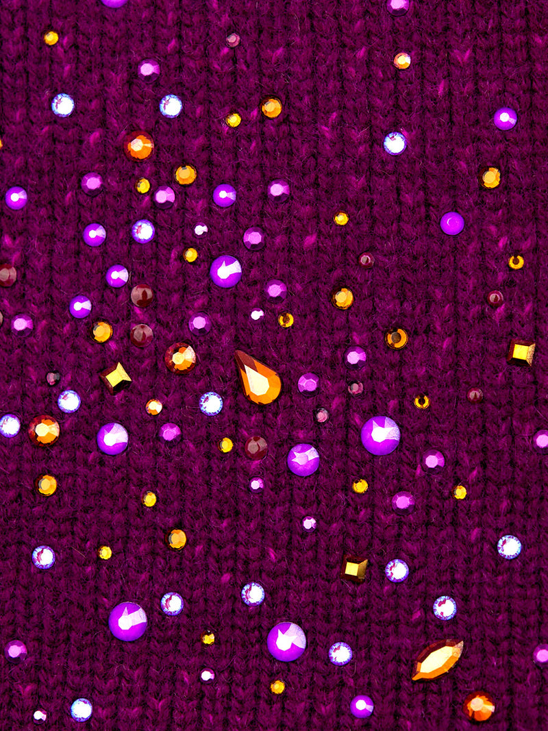 Bordeaux detailed fabric swatch for Starry Night Cloche.
