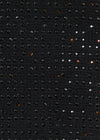 Black Mid Length Static Fringe Gloves fabric swatch.