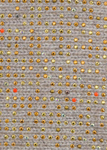 Chanterelle Mid Length Static Fringe Gloves fabric swatch.