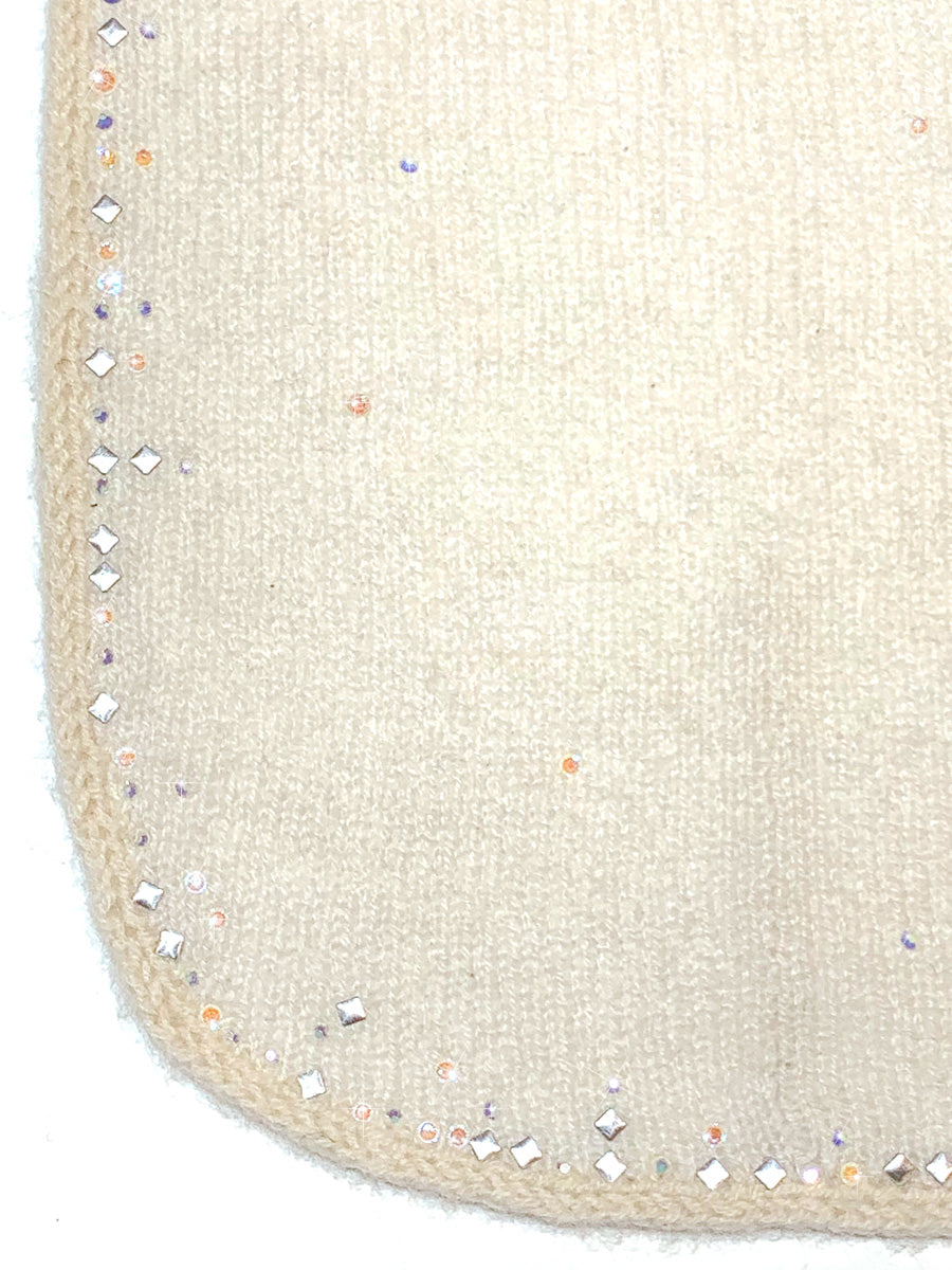 Lightweight Cashmere Ruana | Crystal Embellished – Elyse Allen Textiles